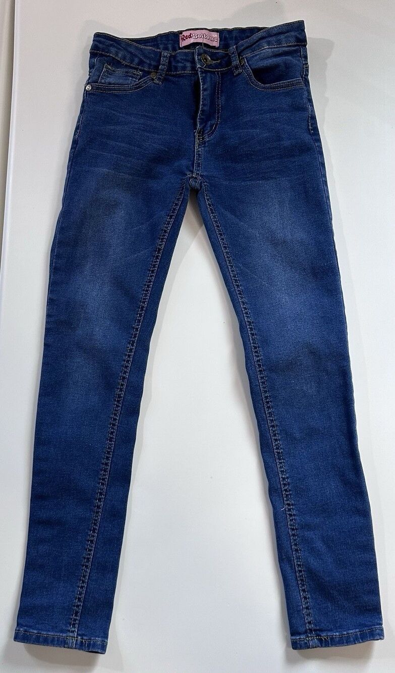 Girls Skinny Jeans Size 14 Blue Stretch Denim Slim Fit Everyday Casual